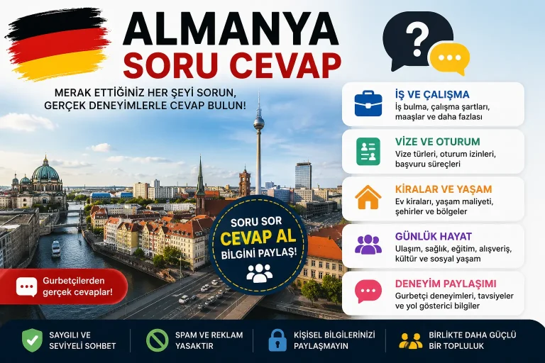 Almanya Yaşam Soru & Sohbet Odası