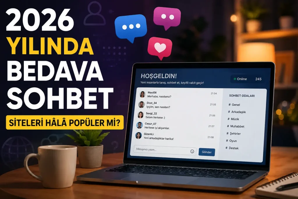 2026 Yılında Bedava Sohbet Siteleri Hâlâ Popüler Mi?