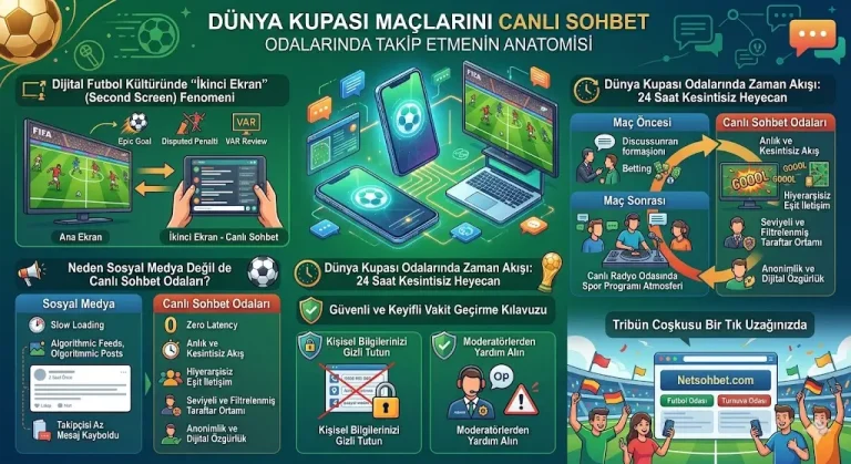 Dünya Kupası Maçlarını Canlı Sohbet Odalarında Takip Etmenin Anatomisi