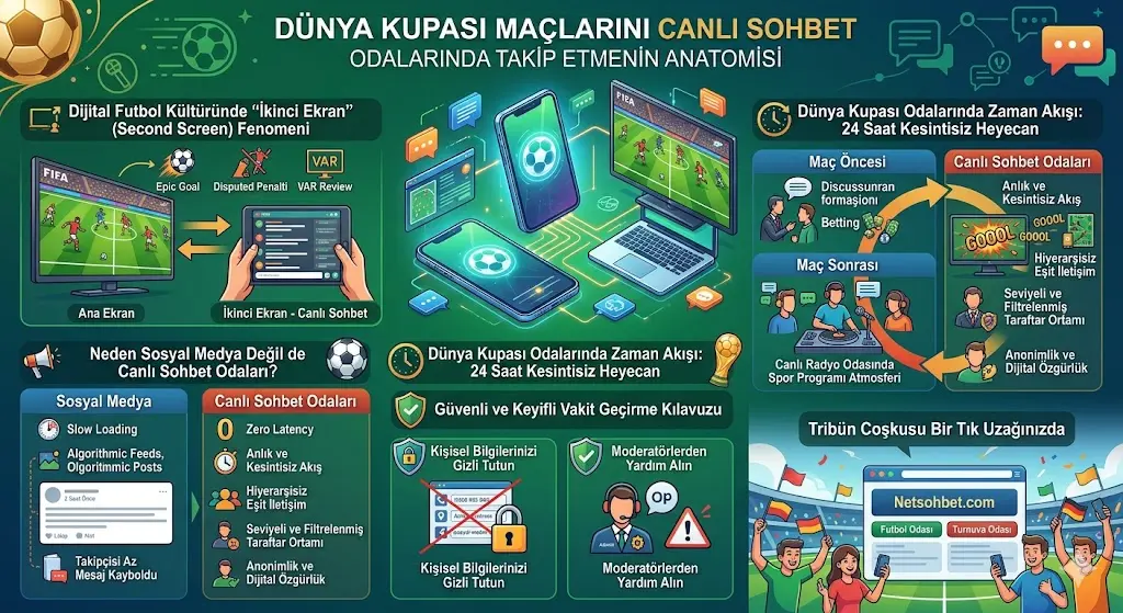 Dünya Kupası Canlı Sohbet Odaları – Maç Tartışma Kanalları