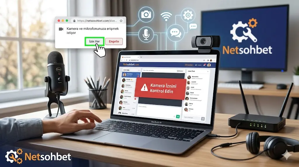Görüntülü Chat Kamera Açılmama Sorunu